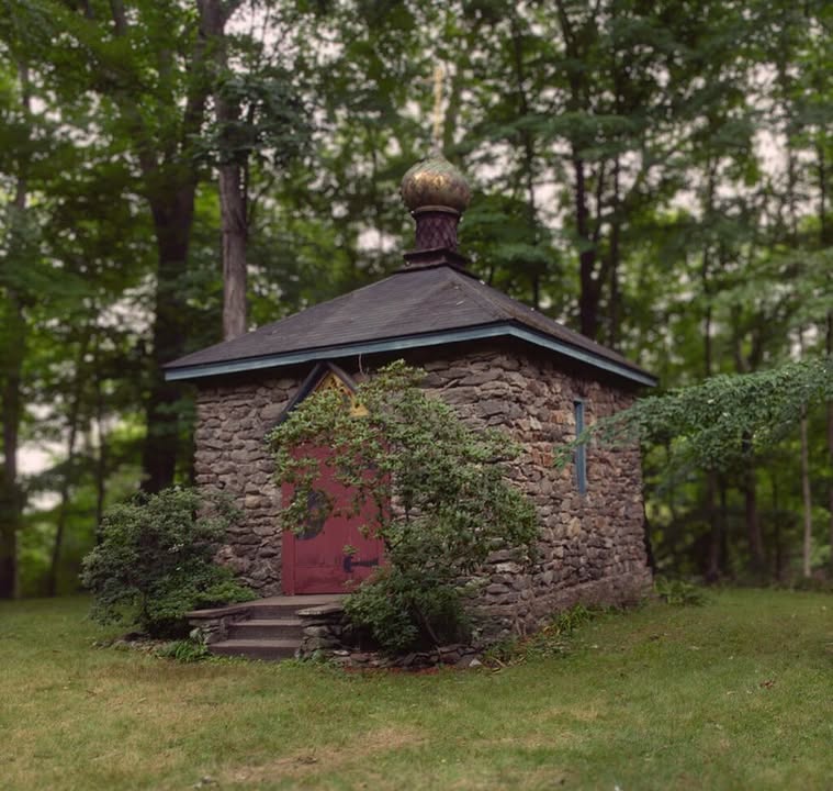 Hidden deep among the birches of Connecticut stands a little…