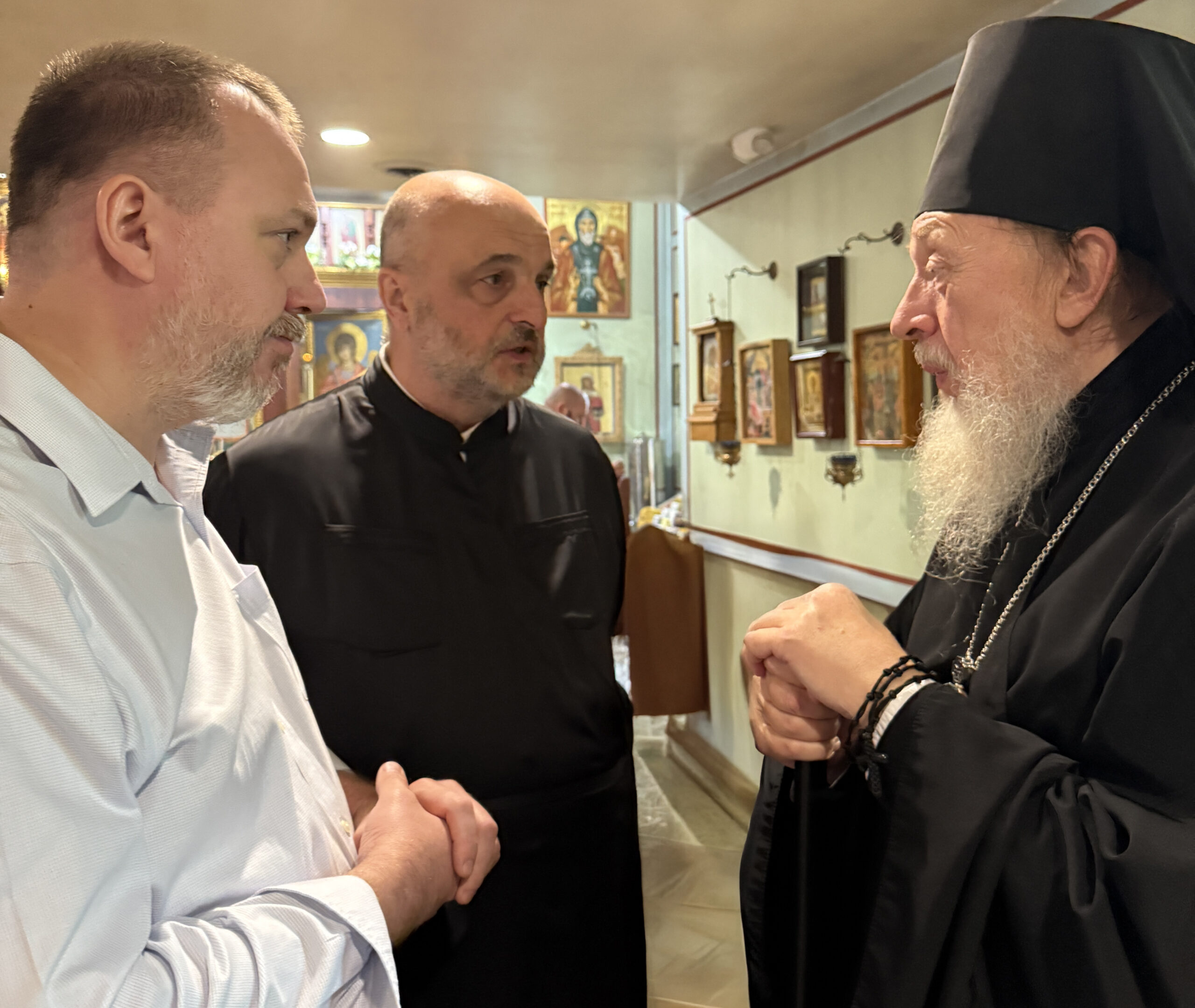 Meeting with His Grace Bishop Spyridon of Chicago and Mid-America