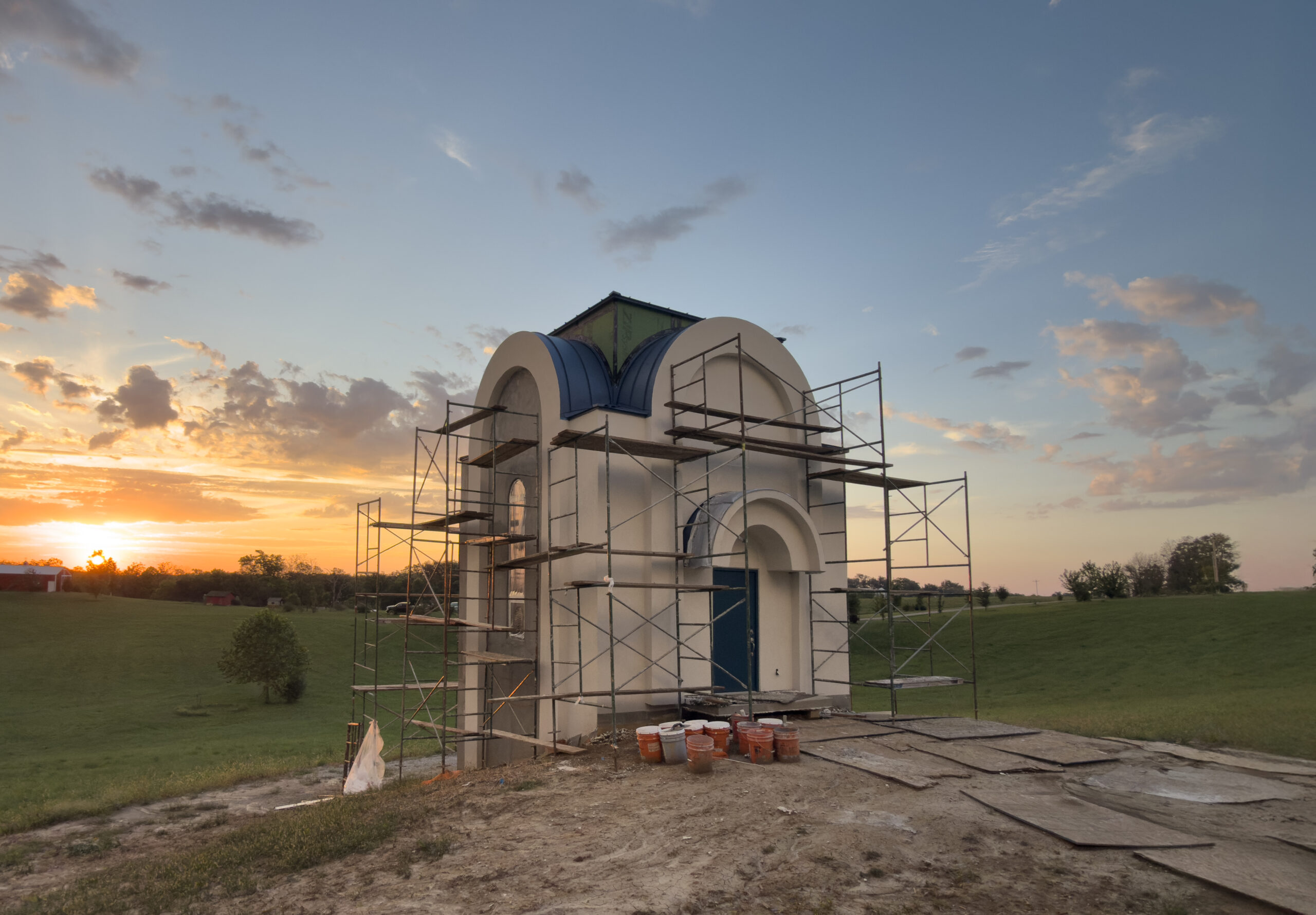 Construction Observation at the Chapel of St. Elizabeth and All Military Saints in Savannah, Missouri